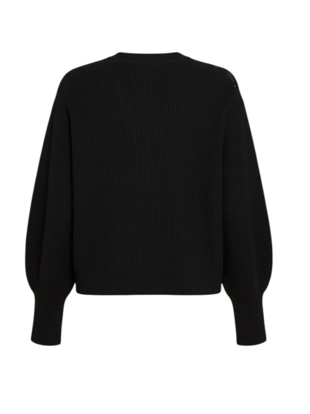 Quince Baby Alpaca Merino Wool Blend Cardigan Sweater V Neck Black M - Picture 5 of 8